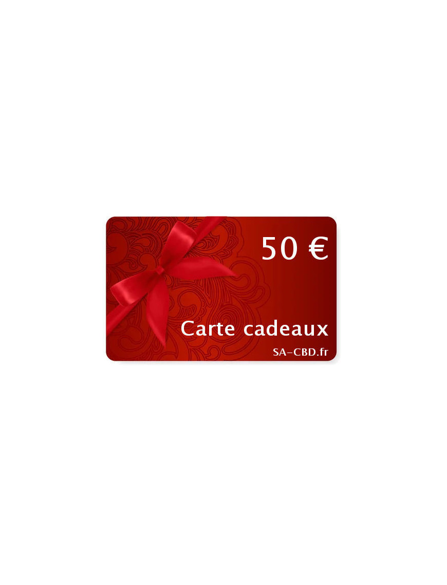 Carte cadeaux 50 €