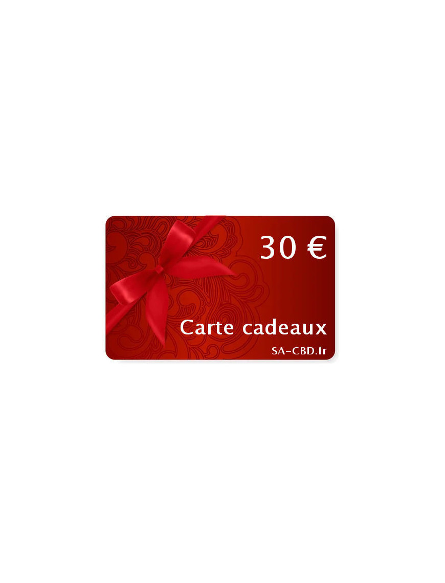 Carte cadeaux 30 €