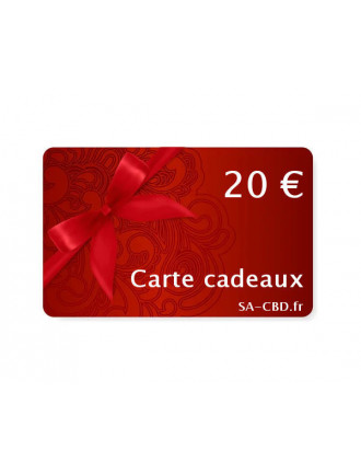 Carte cadeaux 20 €