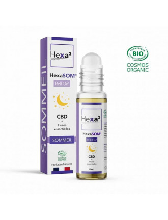 Roll-on CBD SOMMEIL aux huiles essentielles Bio Hexa3