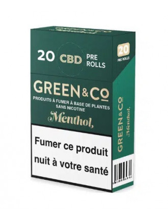 Cannarettes CBD Menthol Green & Co