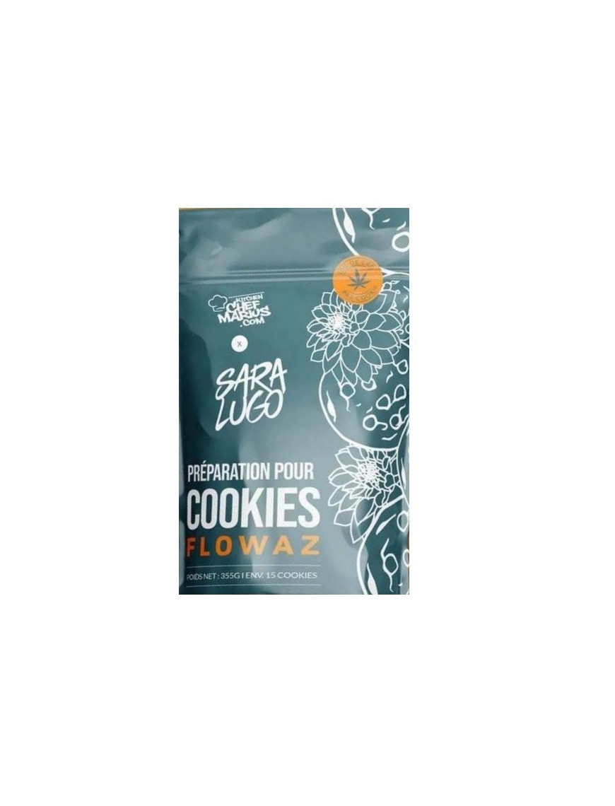 Préparation Cookies choco blanc CBD x15