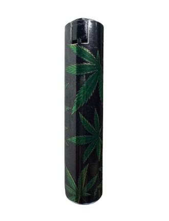 Briquet électronique Krico métal Feuille CBD