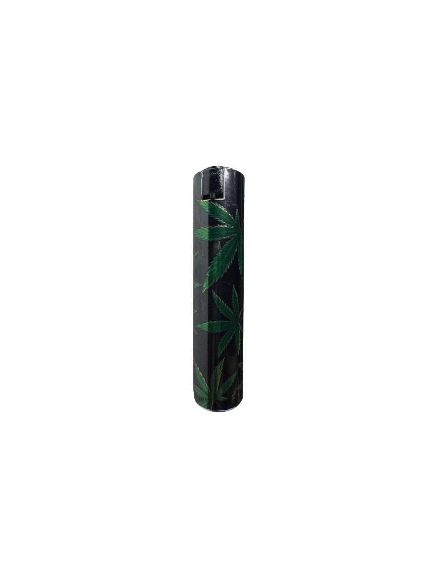 Briquet électronique Krico métal Feuille CBD