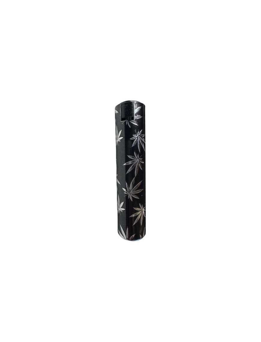 Briquet électronique Krico métal Feuille CBD