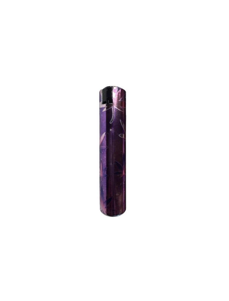 Briquet électronique Krico métal Feuille CBD