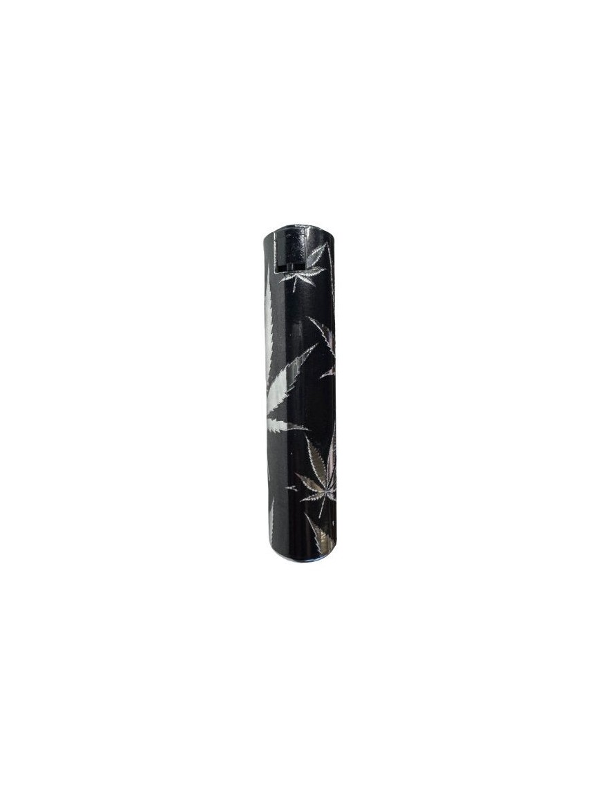 Briquet électronique Krico métal Feuille CBD
