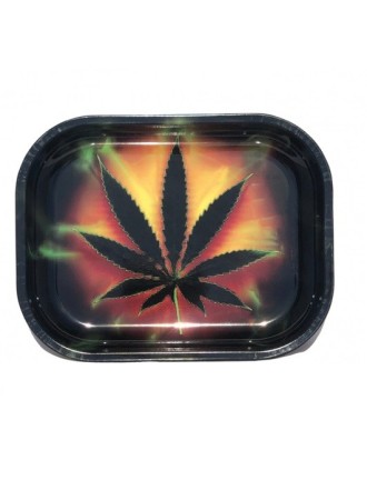 Plateau métal Feuille