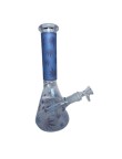 Bong verre bleu 25 cm