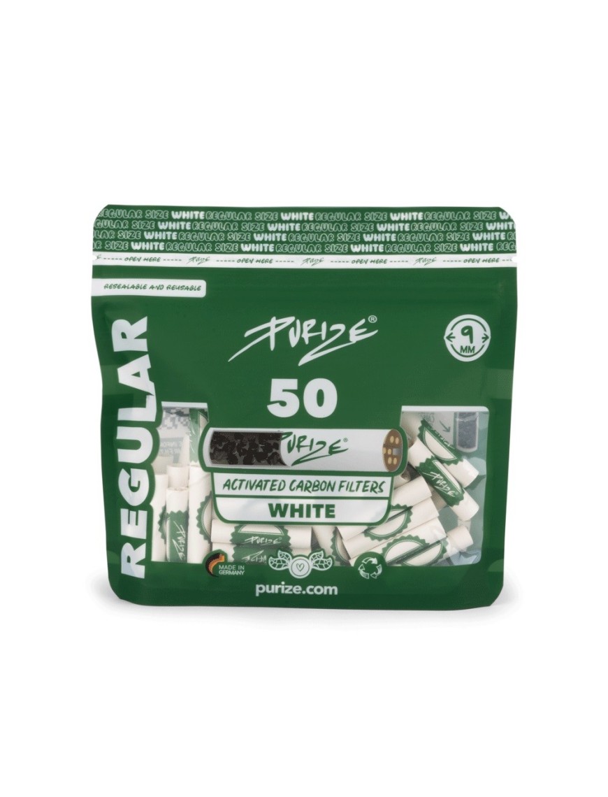 Filtres à charbon actif 9mm x50 PURIZE