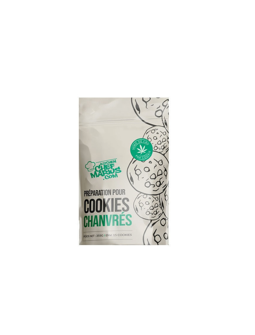 Préparation Cookies choco CBD x15