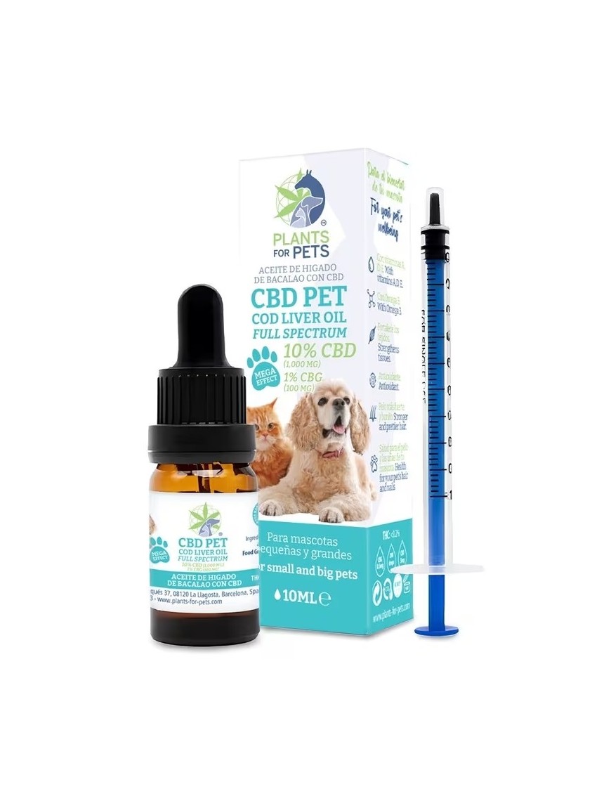 Huile CBD 10% animaux PLANTS FOR PETS