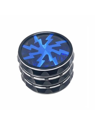 Grinder 63mm métal bleu