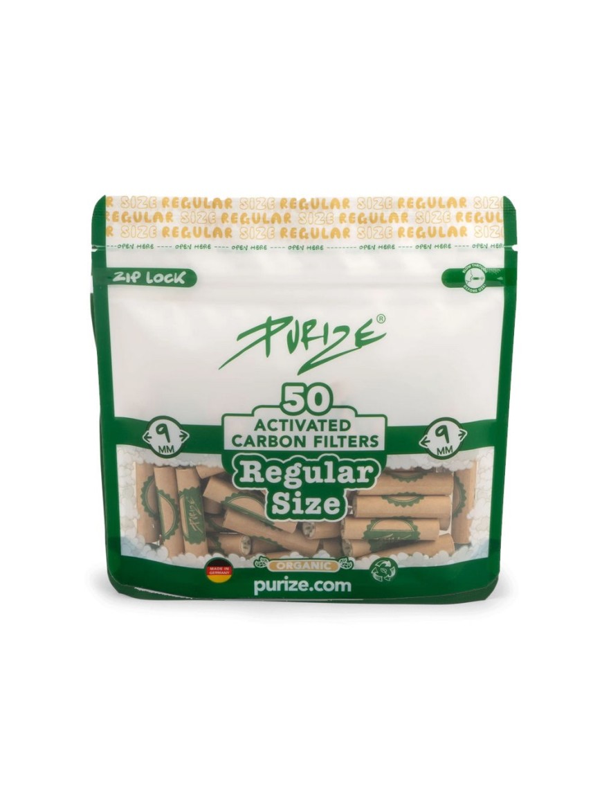 Filtres à charbon actif organic 9mm x50 PURIZE