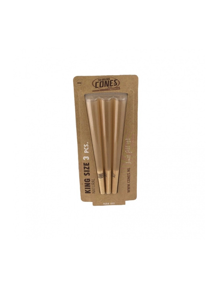 3 cônes non blanchis