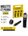 Molette et pierre CLIPPER