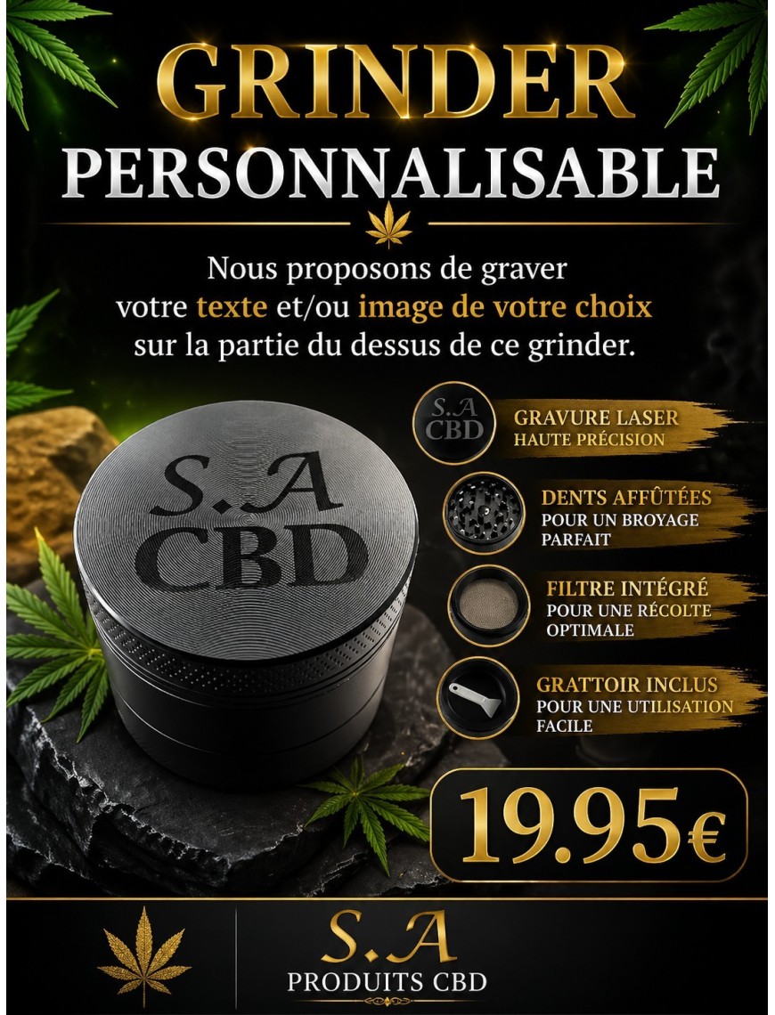 Grinder personnalisable 40mm métal