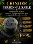 Grinder personnalisable 40mm métal