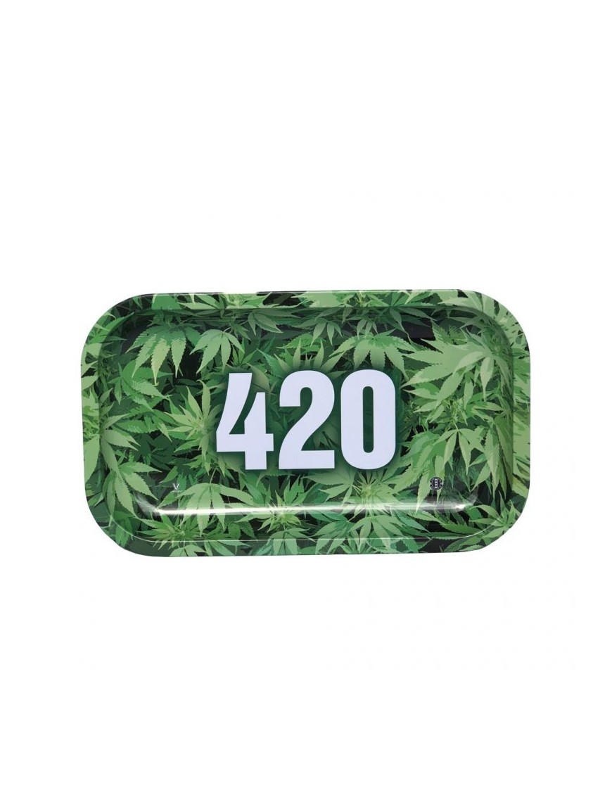 Plateau métal Fleuilles 420