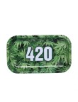 Plateau métal Fleuilles 420