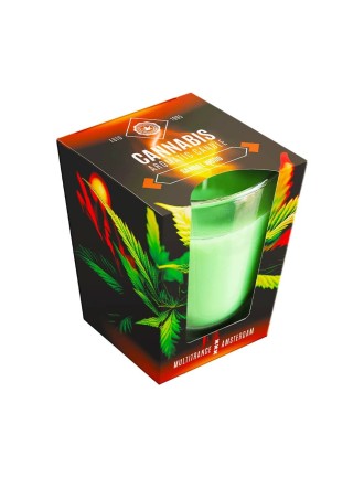 Bougie Parfumée Cannabis & Bois de Santal | SA CBD