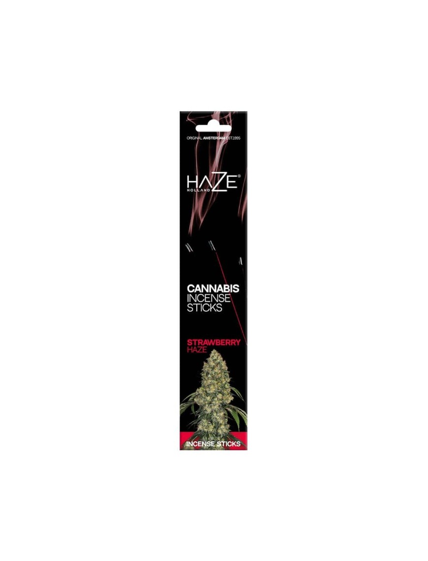 Encens Haze Strawberry – (15 Bâtonnets) | SA CBD
