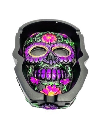 Cendrier Tête de Mort Calavera en Résine | SA CBD