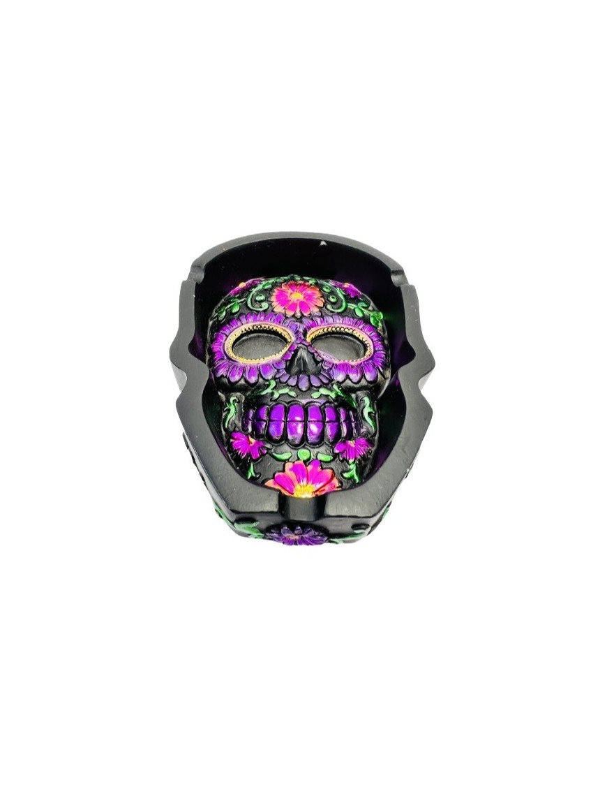 Cendrier Tête de Mort Calavera en Résine | SA CBD