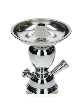 Chicha 26cm verre & métal