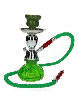 Chicha 26cm verre & métal