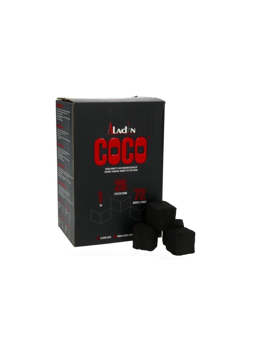 CHARBON ALADIN COCO SUPREME 25MM 1KG