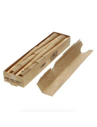 CONES NATURAL KING SIZE BROWN 11CM PAR 32